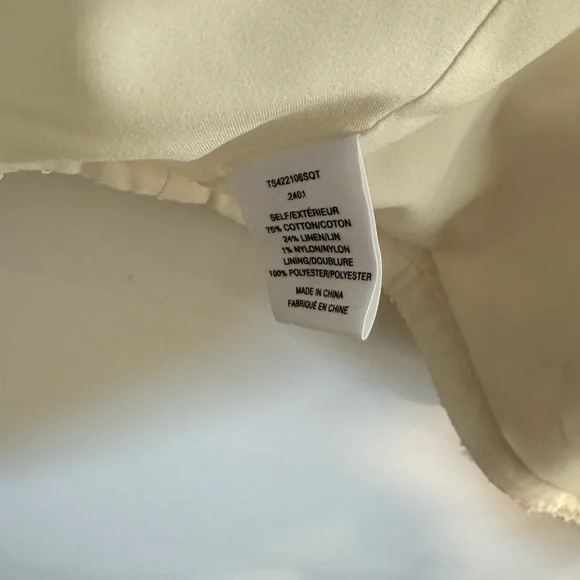 Derek Lam 10 Crosby Cameron Cotton Sequin Jacket, White/Black Multi, Size 10 NWT - Picture 8 of 9